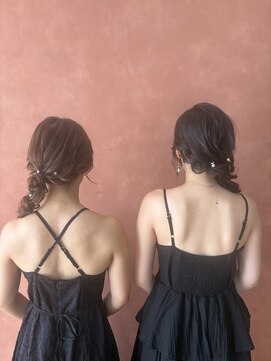 ヘアセット専門サロン by OKINAWA WATABE WEDDING 北谷店 編みおろし