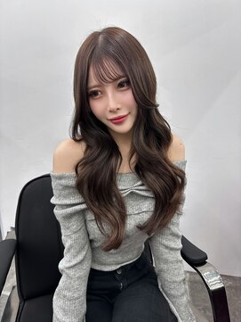 ペレ 栄 アネックス(PELE栄ANNEX) 黒髪カタログ/クラゲヘアー/オリーブグレー/栄