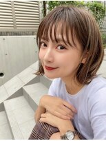 サンドパールス 仙台店(sand PALCE)&nbsp;髪質改善/大人ガーリー/似合わせカット/ショートボブ前髪/仙台