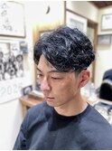 大人スキンフェードツーブロック刈り上げマンバン30代40代