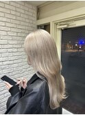 ホワイトミルクティー【10代20代】ブリーチカラー/札幌大通