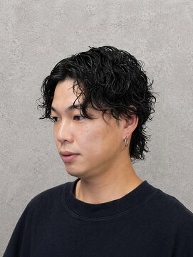 スター(STAR) 束感パーマ×無造作マッシュ｜大学生人気