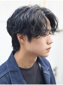 渋谷緩めシャドウルーズパーマ波巻きスパイラルフェザーパーマ