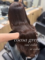 ペレ 原宿(PELE)&nbsp;ダークパープルナチュラルショート夏のヘアアレンジ原宿