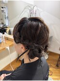 編み込みツイン