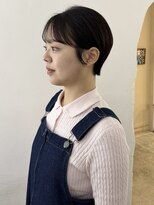 マルソー&nbsp;岡山マッシュショート髪質改善トリートメントまるみショート