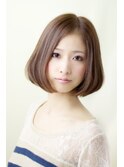 冬は綺麗な丸みの「美ボブ」シンプルに☆スタイリッシュに☆