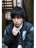 ティメレ 神戸三宮(Timere)&nbsp;ショートレイヤー×くせ毛風パーマ 【Timere神戸三宮】