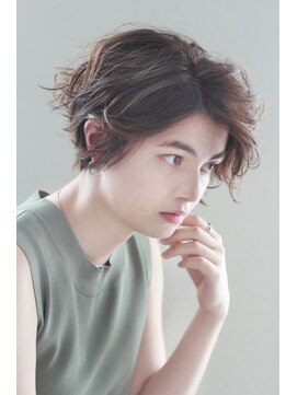 モッズ ヘア 銀座店(mod's hair) フレンチカール ラフウェーブ ショートボブ
