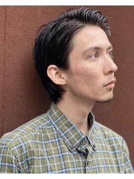 ユニカ バイ ベル 吉祥寺(unica by Belle) ビジネスマンにも！アップバングの七三分けヘア