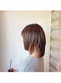 くびれヘア　遊び心あるインナーカラー