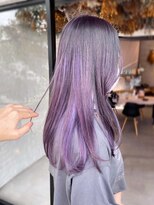 ユナイテッドビューティー 金沢(UNITED BEAUTY)&nbsp;【髪質改善】プラチナケアブリーチ・パープル・前田担当