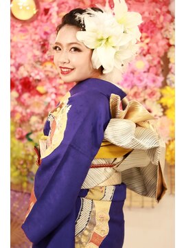 ハナココ 水戸店(hana Coco) 成人式前撮り 着付けヘアセット メイク 髪飾り 水戸