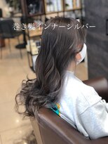 パッション 石巻中里店(PASSION) 【KONNO】巻き髪インナー×シルバー