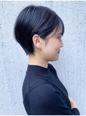 黒髪大人かわいい簡単に決まるショート