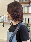 【soso 伊勢田】レイヤーボブ×ボルドー【横浜/ブリーチ】