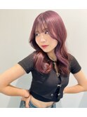 ピンクラベンダー×韓国風セット×韓国風メイク