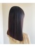 【髪質改善】カット+艶カラー+髪質改善ヘアエステ　￥24700→￥13,280～