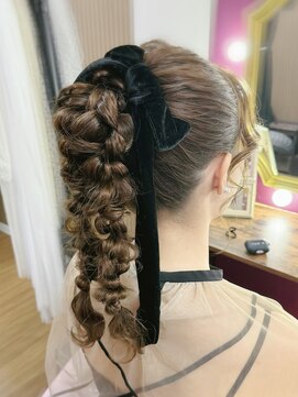 スパークル(SPARKLE-) ポニー編み下ろし