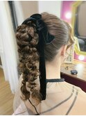 ポニー編み下ろし