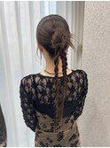 結婚式お呼ばれヘア『カチモリ』