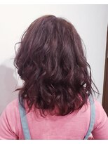 ミリ 国分寺(Mili)&nbsp;ミディアムウェーブスタイル&レッドブラウンカラー