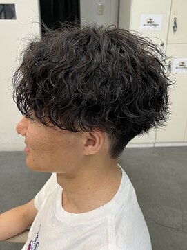 バース バイ ハピネス(BIRTH by happiness) 波巻きパーマ/センターパート/波巻きスパイラルパーマ