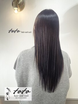 トトヘアーアンドネイル(toto hair and nail) 人気NO.1【髪質改善カラーコース】カット・メテオカラー・TR
