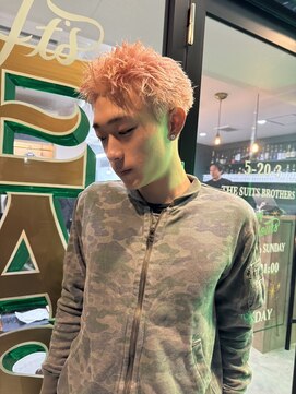 ザスーツブラザーズ(THE SUITS BROTHERS) MEN'SHAIRウルフカルマパーマメンズショートイージーパーマ