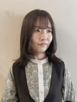 ノエル(NOEL) セミロングレイヤー × オリーブブラウン