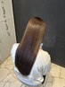 超高濃度水素ケアcolor+髪質改善トリートメント ￥22,000