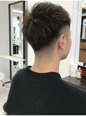 【メンズ】メンズカット　フェード　カット　ヘッドスパ　眉毛