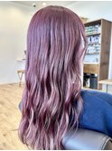ダブルカラー/ブリーチ/ピンク/ラベンダー/髪質改善