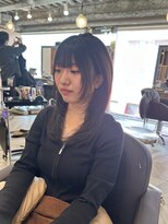 ハッシュカット/レイヤーカット/小顔