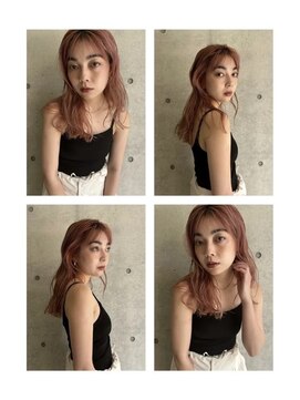 ライン(LINE) salmon pink