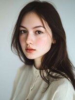 トクテ 高円寺(tokute) くびレイヤーエモージュ前髪モテベージュレイヤーミディ/高円寺