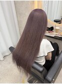アプリコットオレンジくびれヘアハイライトカラー熊本
