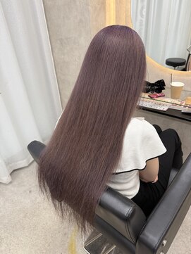 ルノン シェリー(LUNON cheliy) アプリコットオレンジくびれヘアハイライトカラー熊本