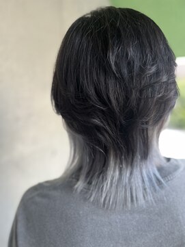 ルーブル(LOUVRE) ショートウルフ×インナーカラー