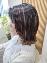 コンティロミー(CONTI ROMMY.) 20代~50代☆くびれボブ細めハイライトメッシュ☆髪質改善☆