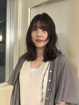 エクテ(ecouter) ミディアムレイヤー＊ラベンダーベージュ