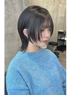 ノベルデイズ(NOVEL-DAYS) ボブウルフハッシュカットショートウルフボブ小顔カット