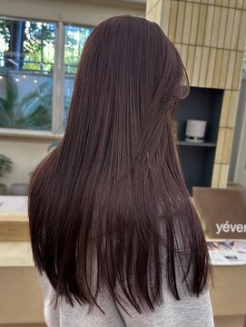 パークレーン アイス イヴェン(park lane ICI yeven) ブリーチなしダブルカラーボルドーワインレッド赤髪冬カラー