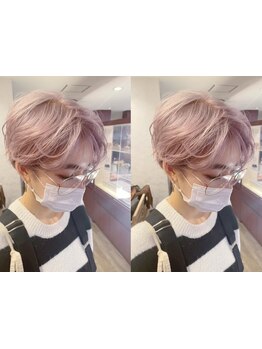 <似合わせ小顔カット>が得意！顔の印象を左右する顔周り、バランスを見ながらあなたに似合うスタイルに♪