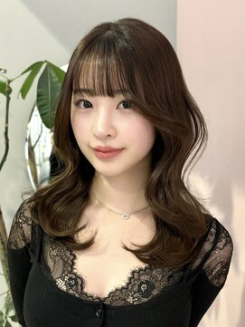 20代30代◎小顔レイヤーロングくびれヘア韓国風