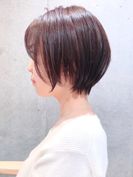 セイドット オモテサンドウ(Say. omotesando) ウルフレイヤーショートとボブの間丸みショート似合わせカット