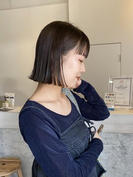 ノード(NODE) 栄ショートボブくびれヘア韓国風ハイライトローライト名古屋