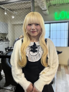 ラべリー 池袋(LOVELEY) 【池袋】ミルクティーカラー ミディアム