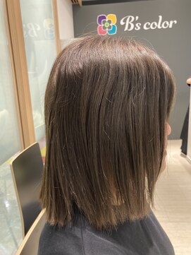 ビーズカラー イオンタウン米沢駅前店 人気のくすみ系カラー☆N.ブルーアッシュ7トーン