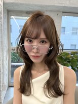 ナンバー ノード 渋谷(N° node)&nbsp;韓国風くびれレイヤー×ミルクティーブラウン